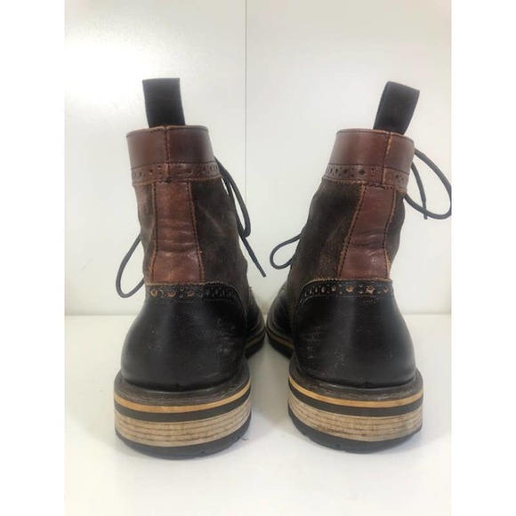 Nordstrom 1901 Lace-up Leather Boots Brown Men\'s US 13M main image 5